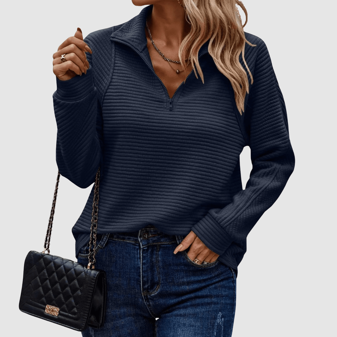 Nikol - Stylové polo tričko se zipem