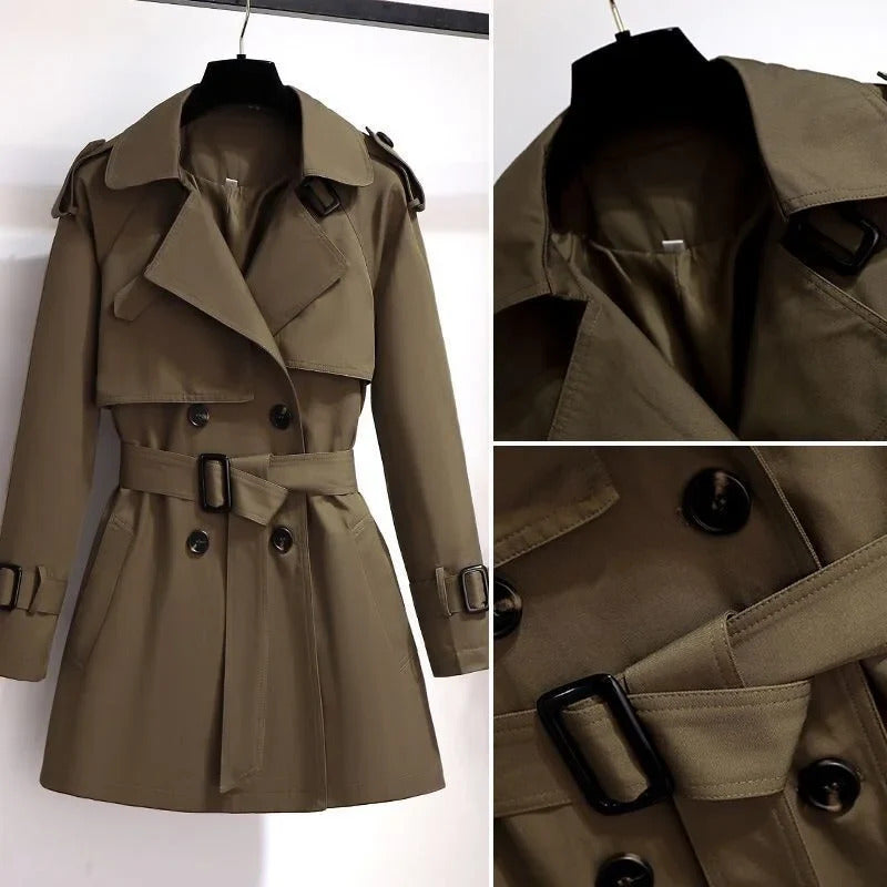 Mirella™ | Krátký a chic trenčkot pro ženy