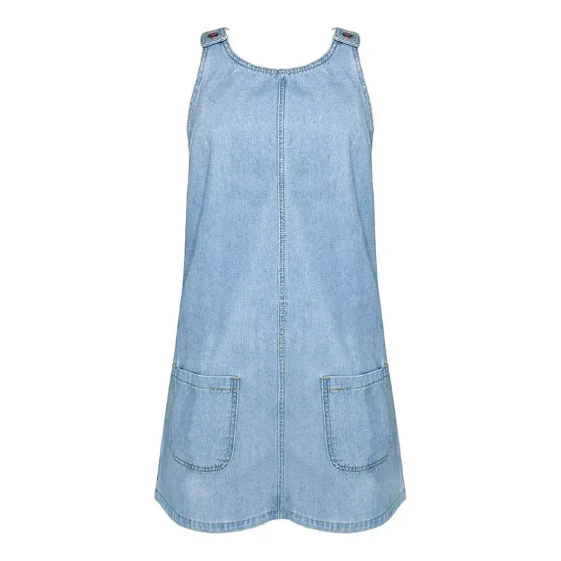 Sofia™ | Praktická a Lehká Denim Letní Šaty