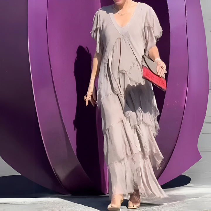 Valerie | Elegantní dlouhá krajková róba