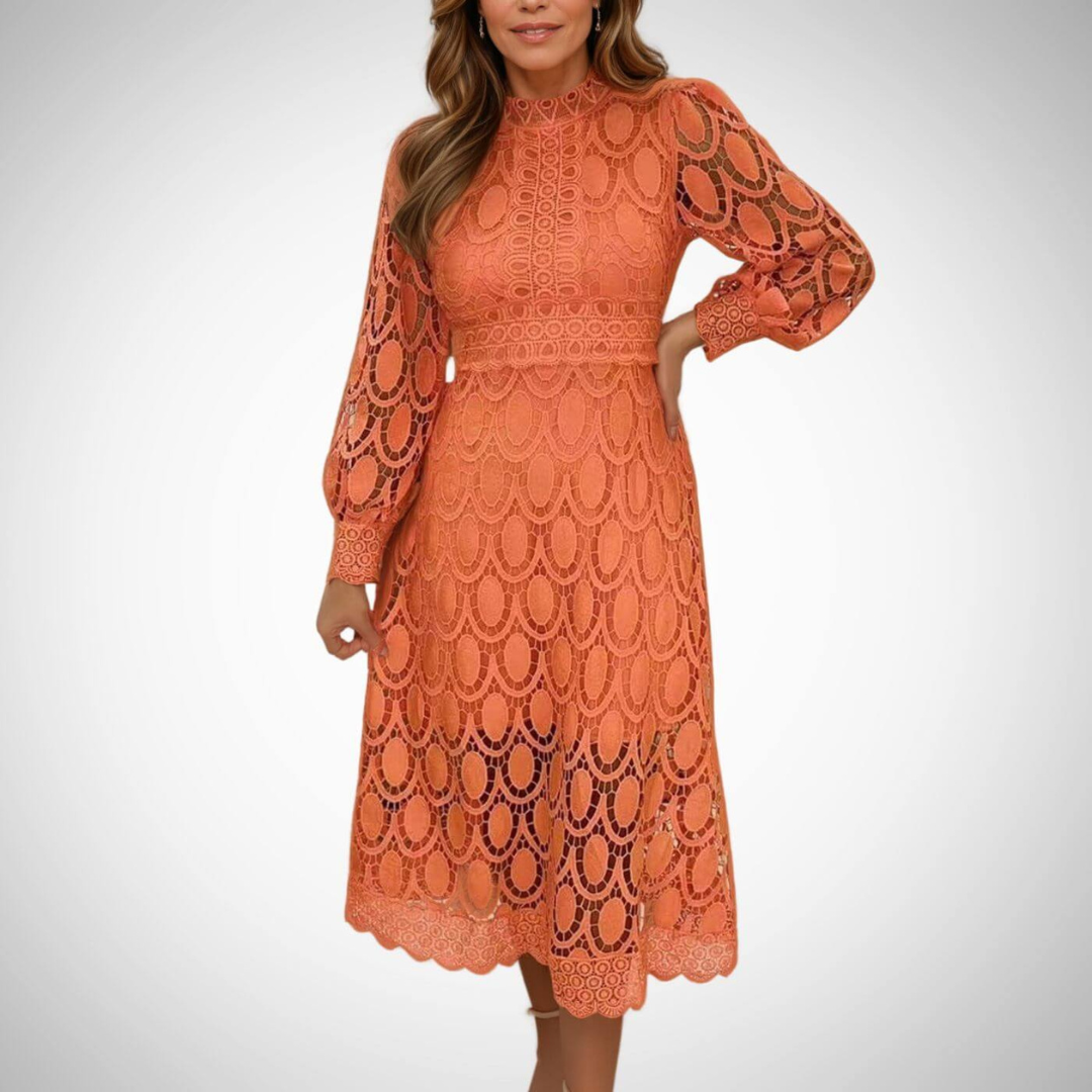 Veronika | Elegantní krajkové maxi šaty