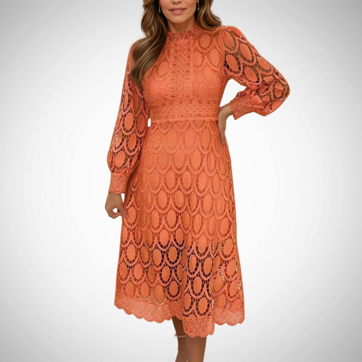 Veronika | Elegantní krajkové maxi šaty