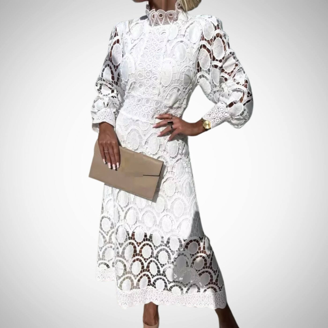 Veronika | Elegantní krajkové maxi šaty