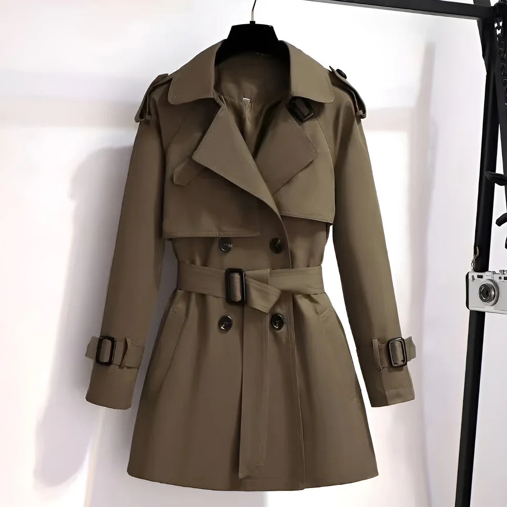 Mirella™ | Krátký a chic trenčkot pro ženy