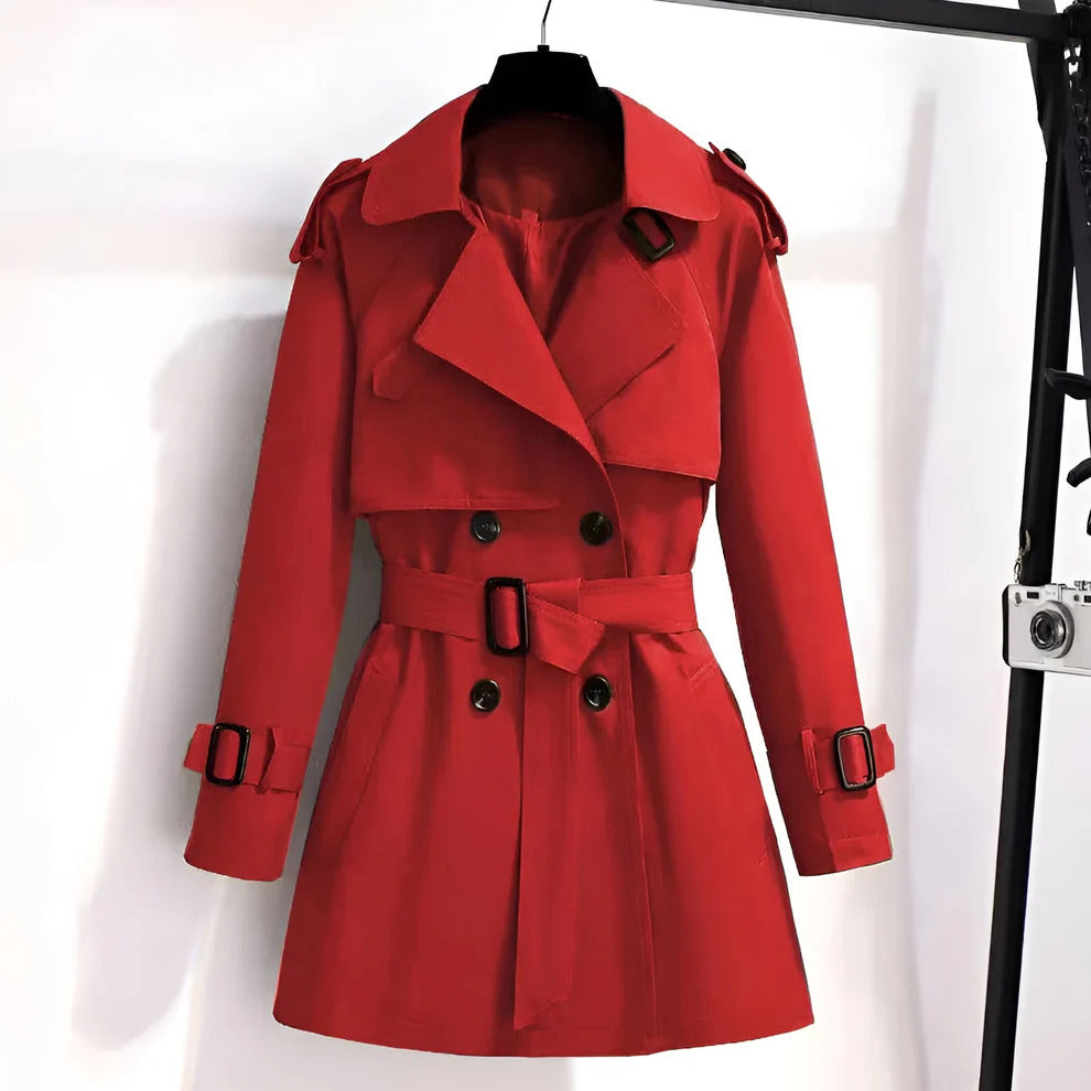 Mirella™ | Krátký a chic trenčkot pro ženy