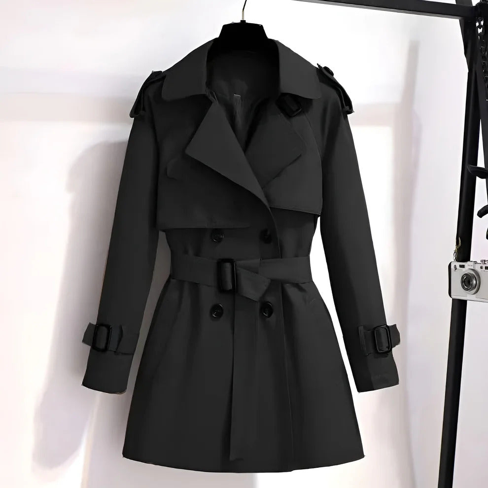 Mirella™ | Krátký a chic trenčkot pro ženy